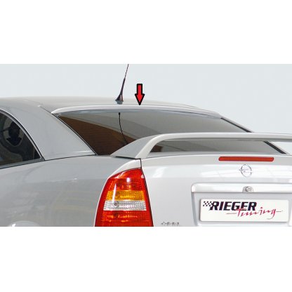 Rieger patka na zadní okno pro Opel Astra G 3-dvéř., kupé, plast ABS bez povrchové úpravy