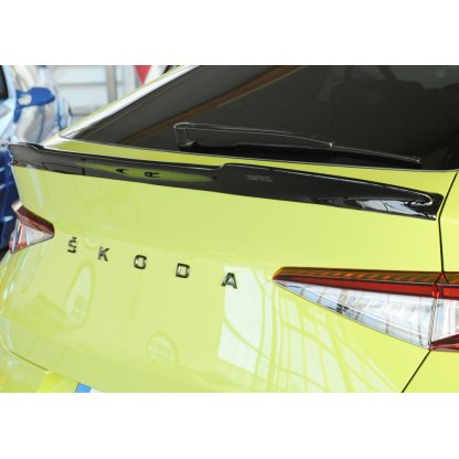 Rieger prodloužení víka kufru pro Škoda Enyaq iV RS coupe (5AC), plast ABS lakovaný do černé lesklé barvy
