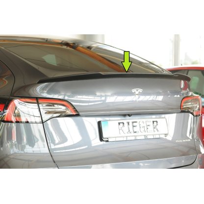 Rieger prodloužení víka kufru pro Tesla Model Y 003, plast ABS bez povrchové úpravy