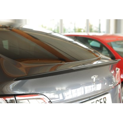 Rieger prodloužení víka kufru pro Tesla Model Y 003, plast ABS v matné černé