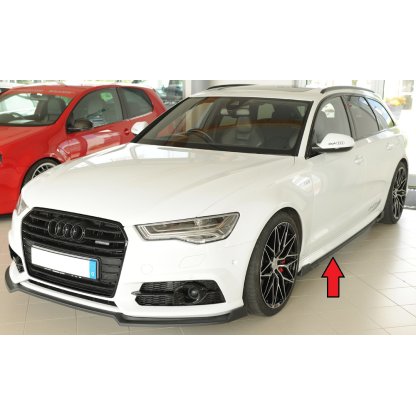Rieger Seitenschwelleransatz (2-tlg.) mont. strana levá pro Audi A6 4G, C7 sedan, r.v. 11/10-08/14, plast ABS bez povrchové úpravy
