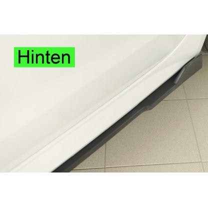 Rieger Seitenschwelleransatz (2-tlg.) mont. strana levá pro Audi A6 S6 4G, C7 sedan, r.v. 09/14-, plast ABS bez povrchové úpravy