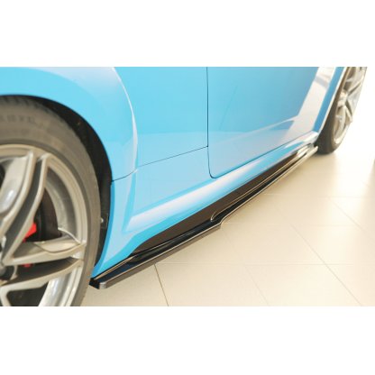 Rieger spoiler pod boční práh (ca. 19mm) mont. strana pravá pro Audi TT RS 8J, 8J1-FV, 8S kupé, 09/18-, plast ABS lakovaný do černé lesklé barvy