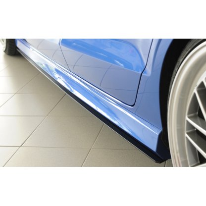 Rieger spoiler pod boční práh mont. strana levá pro Audi A3 S3 8V 3-dvéř. (convertible 8V7) vč. faceliftu, r.v. 05/13-08/16, 09/16-, plast ABS bez povrchové úpravy
