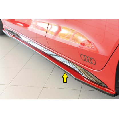 Rieger spoiler pod boční práh mont. strana levá pro Audi A3 S3 GY 5-dvéř. (sedan), r.v. 07/20-, plast ABS bez povrchové úpravy