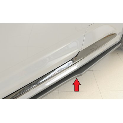 Rieger spoiler pod boční práh mont. strana levá pro Audi RS5 B9, F5 kupé, r.v. 03/17-02/20, plast ABS bez povrchové úpravy
