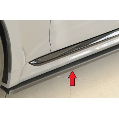 Rieger spoiler pod boční práh mont. strana levá pro Audi RS5 B9, F5 kupé, r.v. 03/17-02/20, plast ABS bez povrchové úpravy