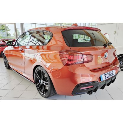 Rieger spoiler pod boční práh mont. strana levá pro BMW řada 1 F21 sedan / 2-dvéř., r.v. 09/12-03/2015, plast ABS bez povrchové úpravy