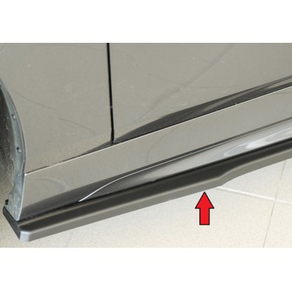 Rieger spoiler pod boční práh mont. strana levá pro BMW řada 1 F40 hatchback / 4-dr., r.v. 07/19-, plast ABS bez povrchové úpravy