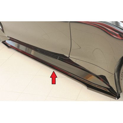 Rieger spoiler pod boční práh mont. strana levá pro BMW Řada 4 G82 M4 CSL G34MKS kupé, 07/22-, plast ABS lakovaný do černé lesklé barvy