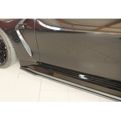 Rieger spoiler pod boční práh mont. strana levá pro BMW řada 4 G83 M4 kabriolet, r.v. 06/21-, plast ABS bez povrchové úpravy