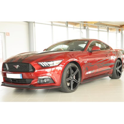 Rieger spoiler pod boční práh mont. strana levá pro Ford Mustang 6 LAE kabriolet, kupé před faceliftem, r.v. 11/14-07/17, plast ABS bez povrchové úpravy