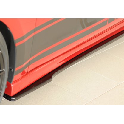 Rieger spoiler pod boční práh mont. strana levá pro Seat Leon KL 5-dvéř., 04/20-, plast ABS lakovaný do černé lesklé barvy