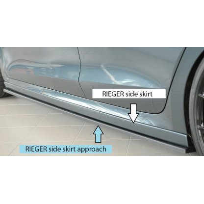 Rieger spoiler pod boční práh mont. strana levá pro Škoda Octavia NX combi, r.v. 11/19-, plast ABS bez povrchové úpravy