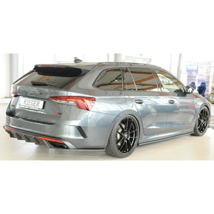Rieger spoiler pod boční práh mont. strana levá pro Škoda Octavia RS NX combi, r.v. 07/20-, plast ABS bez povrchové úpravy