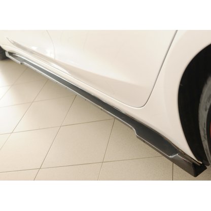 Rieger spoiler pod boční práh mont. strana levá pro Tesla Model 3 003, 06/18-, plast ABS lakovaný do černé lesklé barvy
