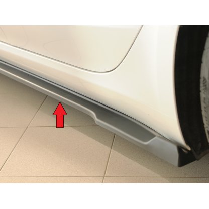 Rieger spoiler pod boční práh mont. strana levá pro Tesla Model 3 003, r.v. 06/18-, plast ABS bez povrchové úpravy