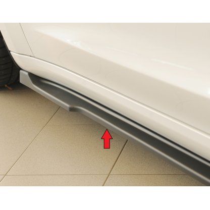 Rieger spoiler pod boční práh mont. strana levá pro Tesla Model 3 003, r.v. 06/18-, plast ABS bez povrchové úpravy