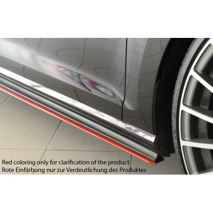 Rieger spoiler pod boční práh mont. strana levá pro Volkswagen Golf 7 GTD, GTE, GTI 3-dvéř., 5-dvéř. vč. faceliftu, r.v. 02/17-, 04/13-12/16, 05/14-12/16, 06/13-12/16, plast ABS bez povrchové úpravy