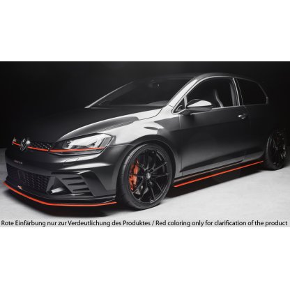 Rieger spoiler pod boční práh mont. strana levá pro Volkswagen Golf 7 GTI Clubsport, R, R-Line 3-dvéř., 5-dvéř. po faceliftu, r.v. 02/16-, 02/17-, plast ABS bez povrchové úpravy