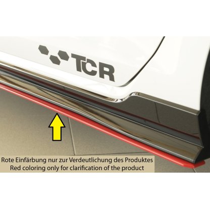 Rieger spoiler pod boční práh mont. strana levá pro Volkswagen Golf 7 GTI-TCR 3-dvéř., 5-dvéř., r.v. 01/19-, plast ABS bez povrchové úpravy
