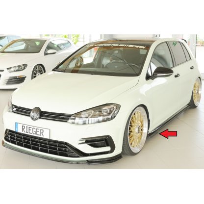 Rieger spoiler pod boční práh mont. strana levá pro Volkswagen Golf 7 R-Line 3-dvéř., r.v. 02/17-, plast ABS bez povrchové úpravy