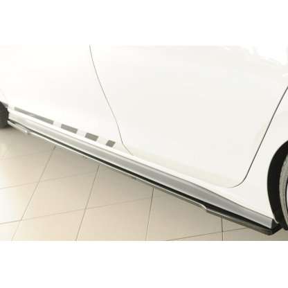 Rieger spoiler pod boční práh mont. strana levá pro Volkswagen Golf 8 GTI Clubsport 5-dvéř., 10/20-, plast ABS lakovaný do černé lesklé barvy