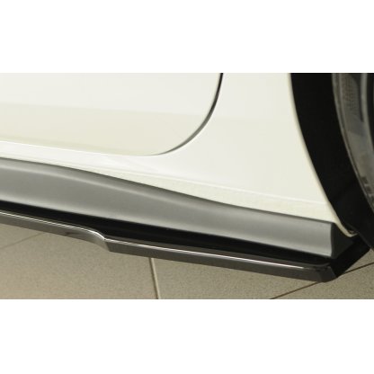Rieger spoiler pod boční práh mont. strana levá pro Volkswagen Golf 8 GTI Clubsport 5-dvéř., 10/20-, plast ABS lakovaný do černé lesklé barvy