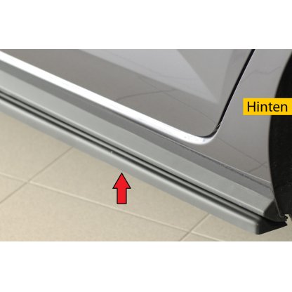 Rieger spoiler pod boční práh mont. strana levá pro Volkswagen Polo AW 5-dvéř., r.v. 06/21-, plast ABS bez povrchové úpravy