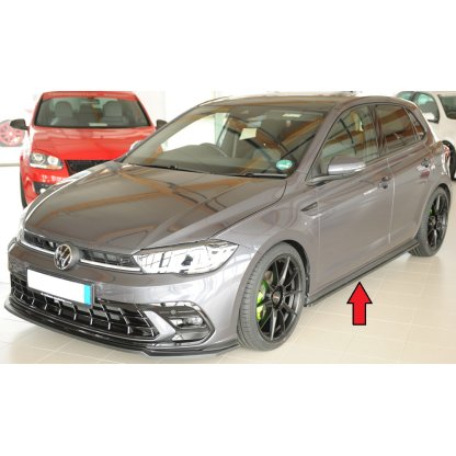 Rieger spoiler pod boční práh mont. strana levá pro Volkswagen Polo AW 5-dvéř., r.v. 06/21-, plast ABS bez povrchové úpravy