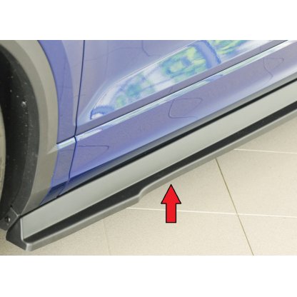 Rieger spoiler pod boční práh mont. strana levá pro Volkswagen T-roc R A1 5-dvéř., r.v. 01/22-, plast ABS bez povrchové úpravy
