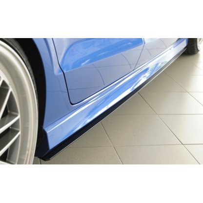 Rieger spoiler pod boční práh mont. strana pravá pro Audi A3 S3 8V 3-dvéř. (convertible 8V7) vč. faceliftu, r.v. 05/13-08/16, 09/16-, plast ABS bez povrchové úpravy