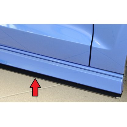 Rieger spoiler pod boční práh mont. strana pravá pro Audi A3 S3 8V 5-dvéř. (sedan 8VS) vč. faceliftu, r.v. 05/13-08/16, 09/16-, plast ABS bez povrchové úpravy