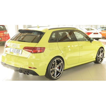 Rieger spoiler pod boční práh mont. strana pravá pro Audi A3 S3 8V 5-dvéř. (sportback 8VA) vč. faceliftu, r.v. 05/13-08/16, 09/16-, plast ABS bez povrchové úpravy