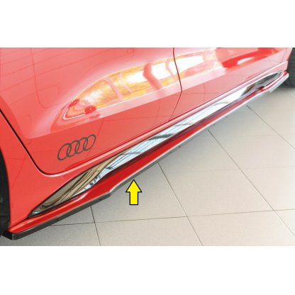 Rieger spoiler pod boční práh mont. strana pravá pro Audi A3 S3 GY 5-dvéř. (sedan), r.v. 07/20-, plast ABS bez povrchové úpravy