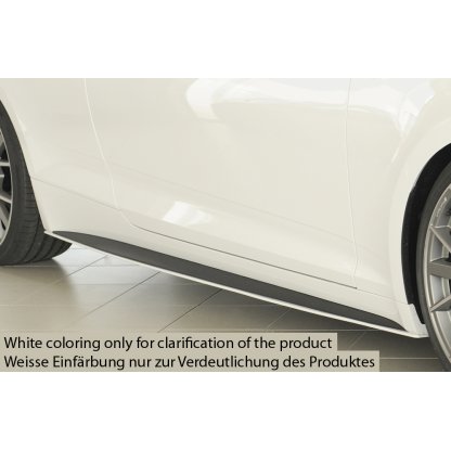 Rieger spoiler pod boční práh mont. strana pravá pro Audi A5 B9, F5 kabriolet, kupé před faceliftem, r.v. 07/16-12/19, plast ABS bez povrchové úpravy