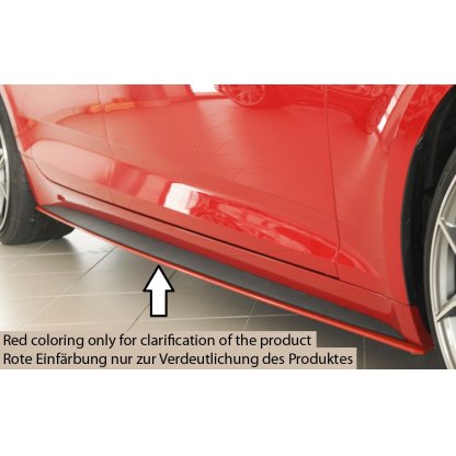 Rieger spoiler pod boční práh mont. strana pravá pro Audi A5 S5 B9, F5 Sportback před faceliftem, r.v. 11/16-12/19, plast ABS bez povrchové úpravy