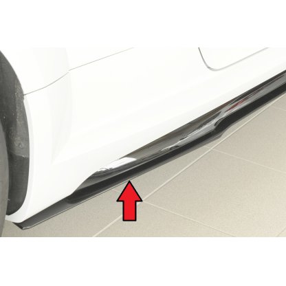 Rieger spoiler pod boční práh mont. strana pravá pro Audi TT RS 8J, 8J1-FV, 8S kupé, roadster po faceliftu, r.v. 09/18-, plast ABS bez povrchové úpravy