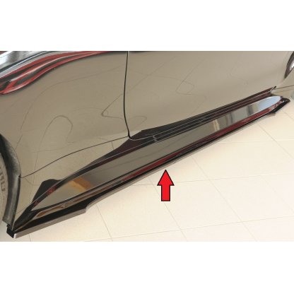Rieger spoiler pod boční práh mont. strana pravá pro BMW Řada 4 G82 M4 CSL G34MKS kupé, 07/22-, plast ABS lakovaný do černé lesklé barvy