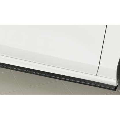 Rieger spoiler pod boční práh mont. strana pravá pro Ford Focus 4 DEH, ST 5-dvéř. (combi), 5-dvéř. (hatchback), 5-dvéř. (sedan), 06/19-, 09/18-, plast ABS lakovaný do černé lesklé barvy