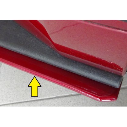 Rieger spoiler pod boční práh mont. strana pravá pro Ford Mustang 6 LAE kabriolet, kupé před faceliftem, r.v. 11/14-07/17, plast ABS bez povrchové úpravy