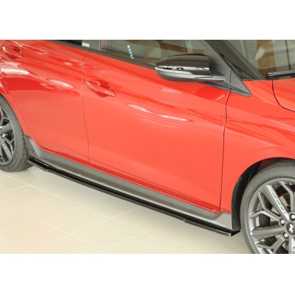 Rieger spoiler pod boční práh mont. strana pravá pro Hyundai i20 N BC3 5-dvéř. (hatchback), 04/21-, plast ABS lakovaný do černé lesklé barvy