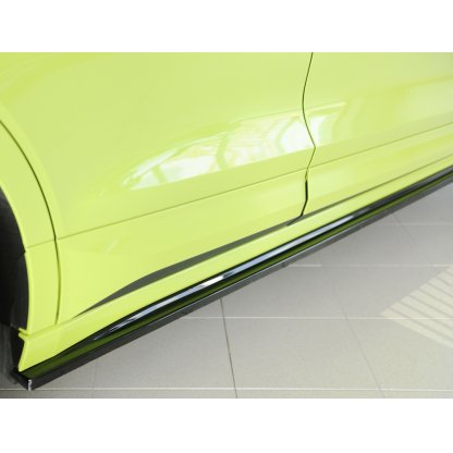 Rieger spoiler pod boční práh mont. strana pravá pro Škoda Enyaq iV RS SUV (5AZ), 07/21-, plast ABS lakovaný do černé lesklé barvy