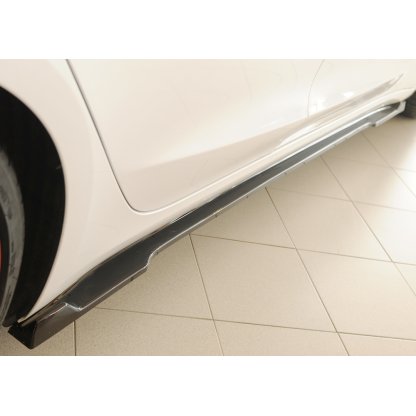 Rieger spoiler pod boční práh mont. strana pravá pro Tesla Model 3 003, 06/18-, plast ABS lakovaný do černé lesklé barvy