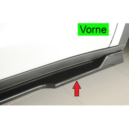 Rieger spoiler pod boční práh mont. strana pravá pro Tesla Model Y 003, 03/20-, plast ABS lakovaný do černé lesklé barvy