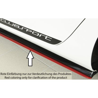 Rieger spoiler pod boční práh mont. strana pravá pro Volkswagen Golf 7 GTI Clubsport, R, R-Line 3-dvéř., 5-dvéř. po faceliftu, r.v. 02/16-, 02/17-, plast ABS bez povrchové úpravy