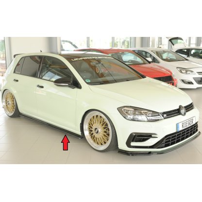 Rieger spoiler pod boční práh mont. strana pravá pro Volkswagen Golf 7 R-Line 3-dvéř., r.v. 02/17-, plast ABS bez povrchové úpravy
