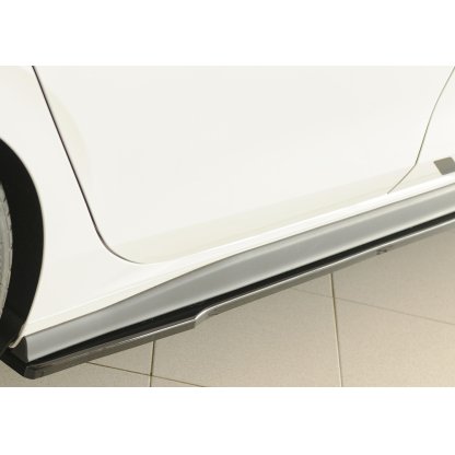 Rieger spoiler pod boční práh mont. strana pravá pro Volkswagen Golf 8 GTI Clubsport 5-dvéř., 10/20-, plast ABS lakovaný do černé lesklé barvy