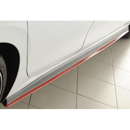 Rieger spoiler pod boční práh mont. strana pravá pro Volkswagen Golf 8 GTI Clubsport 5-dvéř., r.v. 10/20-, plast ABS bez povrchové úpravy, pro orig. boční prahy