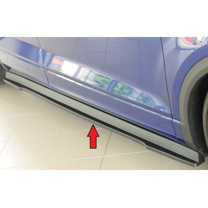 Rieger spoiler pod boční práh mont. strana pravá pro Volkswagen T-roc R A1 5-dvéř., r.v. 01/22-, plast ABS bez povrchové úpravy